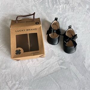 Lucky Brand Black Kids Dress Shoes